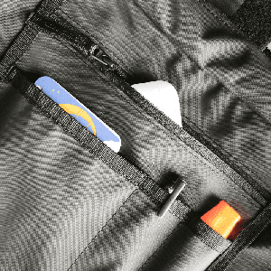 Nomad Voyager Recycled Rubber & Army Canvas Vegan Messenger Bag from Paguro Upcycle