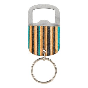 Shredwood Recycled Skateboard Bottle Opener Keyring (2 Sizes) from Paguro Upcycle
