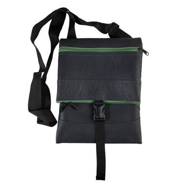 Jen Foldover Recycled Rubber Vegan Crossbody Bag (6 Colours Available) from Paguro Upcycle