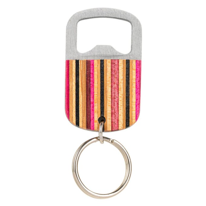 Shredwood Recycled Skateboard Bottle Opener Keyring (2 Sizes) from Paguro Upcycle