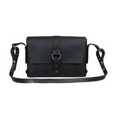 Reina Black Vegan Handbag via Paguro Upcycle