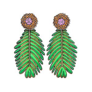 Mimosa Detachable Reclaimed Wood Earrings from Paguro Upcycle