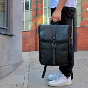 Urban Water Resistance Vegan Everyday Backpack from Paguro Upcycle