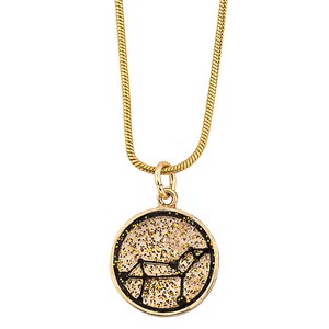 Leo Zodiac Sign Sustainable Necklace from Paguro Upcycle