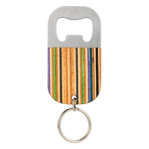 Shredwood Recycled Skateboard Bottle Opener Keyring (2 Sizes) from Paguro Upcycle