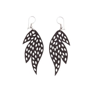 Sunburst Recycled Rubber Earrings from Paguro Upcycle