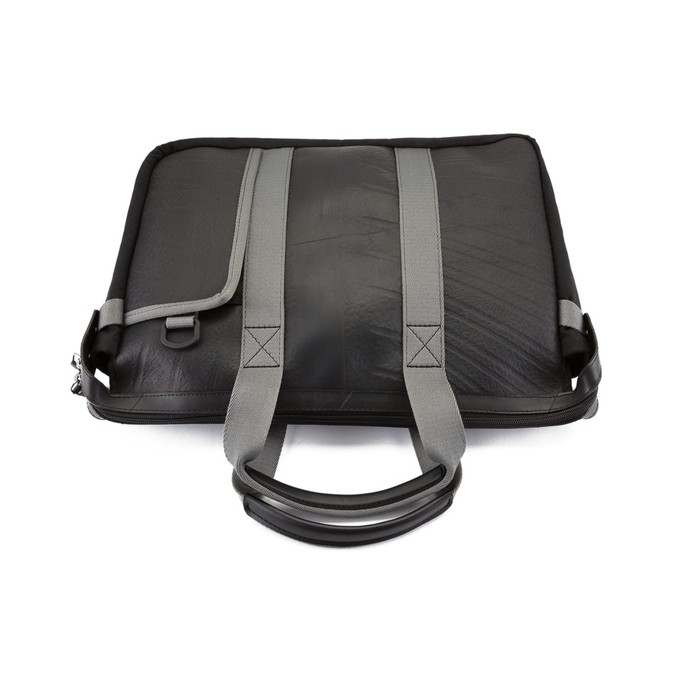 Nebula Recycled Inner Tube Padded Vegan Laptop Bag from Paguro Upcycle