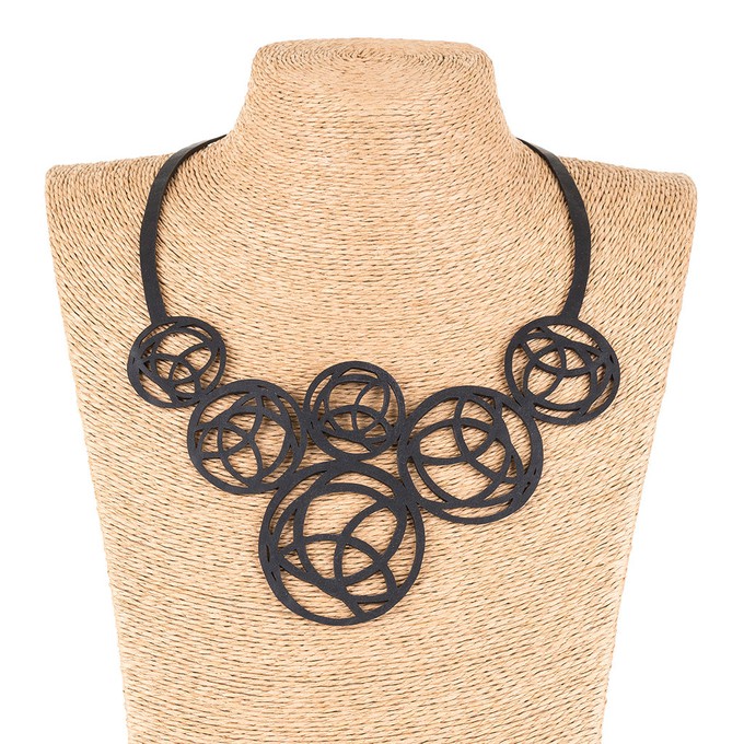 Neptune Black Necklace from Paguro Upcycle