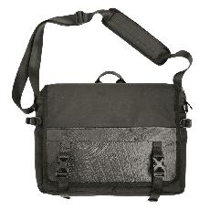 Nomad Voyager Recycled Rubber & Army Canvas Vegan Messenger Bag via Paguro Upcycle