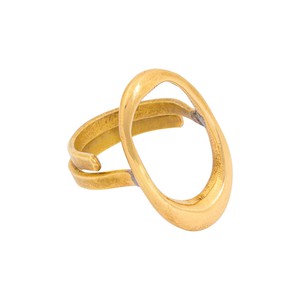 Rembo Recycled Brass Adjustable Ring from Paguro Upcycle