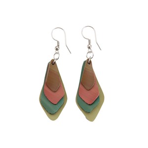 Lantern Eco Friendly Rubber Earrings from Paguro Upcycle