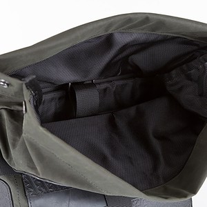 Water Resistant Roll Top Vegan Backpack from Paguro Upcycle