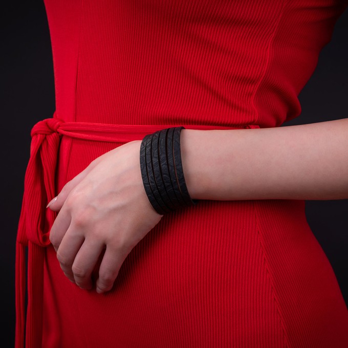 Carter Recycled Rubber Bracelet from Paguro Upcycle Carter Recycled Rubber Bracelet from Paguro Upcycle