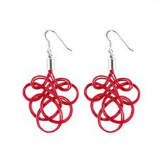 Flamenco Upcycled Electrical Wire Earrings (5 Colours Available) via Paguro Upcycle