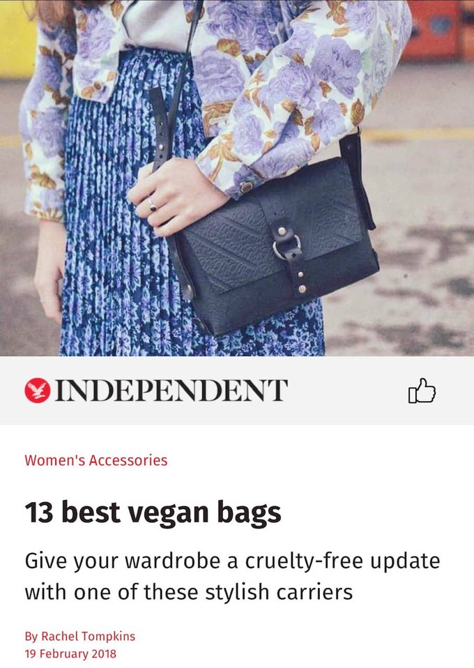 The best, sustainable vegan leather bag and purse brands