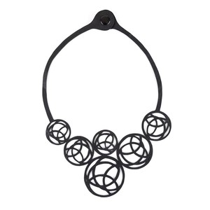 Neptune Black Necklace from Paguro Upcycle