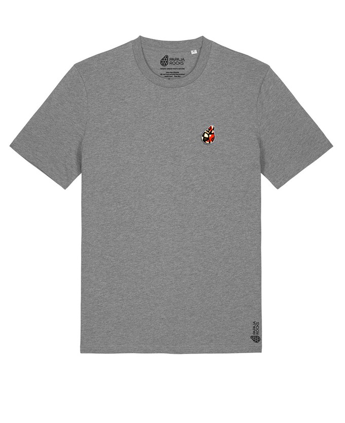 De Logo Re-Use | T-shirt Unisex | Mid-Heather Grey from PapajaRocks
