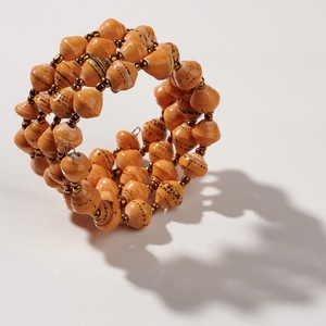 Creole bracelet with paper beads "Viva Bangle" from PEARLS OF AFRICA