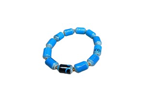 Bracelet made of cylindrical paper beads "Kribi" from PEARLS OF AFRICA