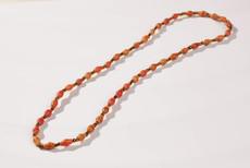 Short, fine necklace with paper beads "La Petite Malaika" via PEARLS OF AFRICA