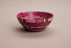 Small decorative bowl made of recycled paper "Njinja" via PEARLS OF AFRICA