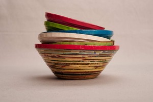 Large paper bowl "Kireka" from PEARLS OF AFRICA