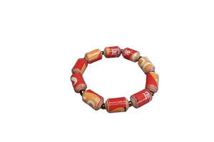 Bracelet made of cylindrical paper beads "Kribi" from PEARLS OF AFRICA