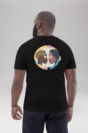 Genderless Couple T-Shirt Unisex from Pitod
