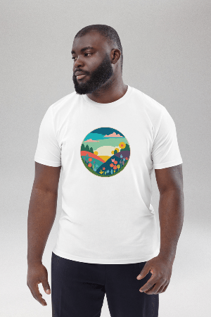 Spring Landscape T-Shirt Unisex from Pitod