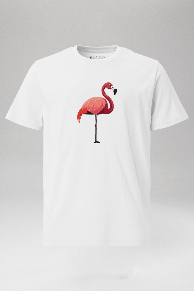 Flamingo T-Shirt Unisex from Pitod