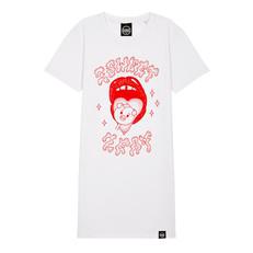 2 Sweet 2 Eat - White T-Shirt Dress from Plant Faced Clothing