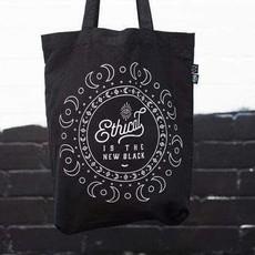 Ethical Is The New Black - Premium 100% Organic Cotton Tote - Metallic Silver from Plant Faced Clothing