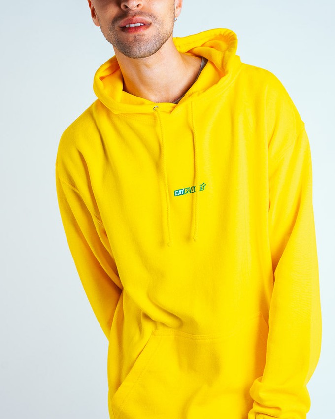 Eat Plants Hoodie - Lemon from Plant Faced Clothing