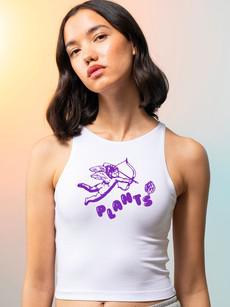 Heavenly Baby Tank - White from Plant Faced Clothing