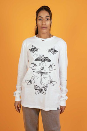 Connected - Long Sleeve - White from Plant Faced Clothing
