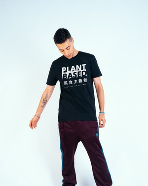 Plant Based Kanji Tee - Black T-Shirt from Plant Faced Clothing
