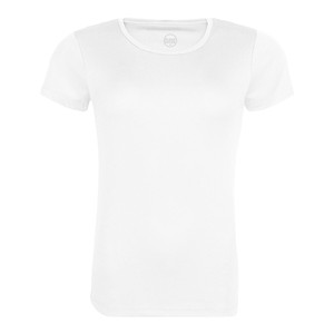 VGAINS Recycled Cool Training Tee Womens - White from Plant Faced Clothing