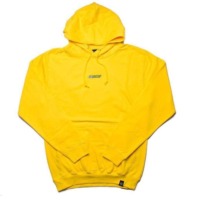 Eat Plants Hoodie - Lemon from Plant Faced Clothing