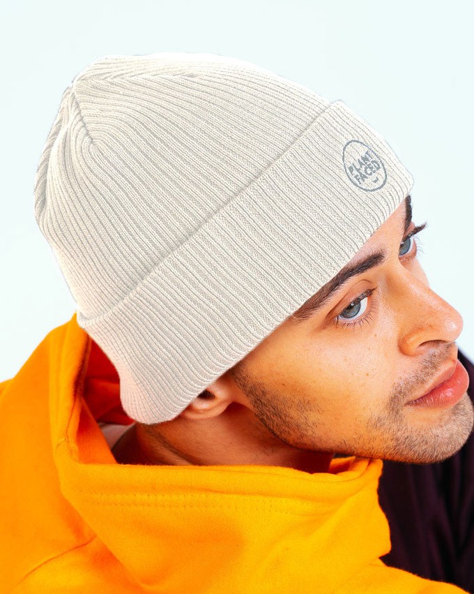 Plant Faced Organic Beanie - Fisherman Oat from Plant Faced Clothing