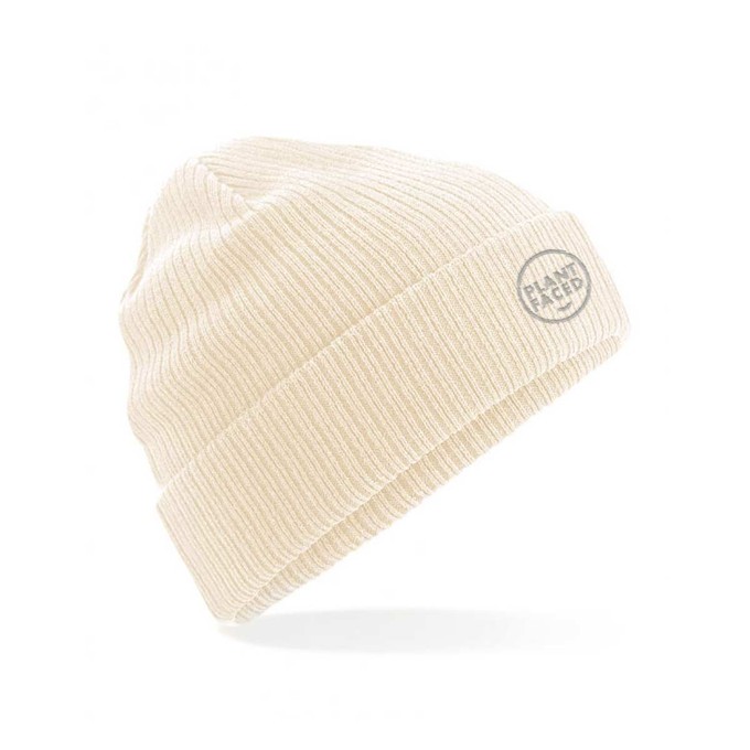 Plant Faced Organic Beanie - Fisherman Oat from Plant Faced Clothing