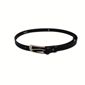 Slim Leather Belt Black from Pret a Collection