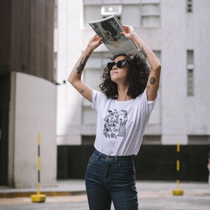 Tanya Printed Organic Cotton T-shirt from Project Três