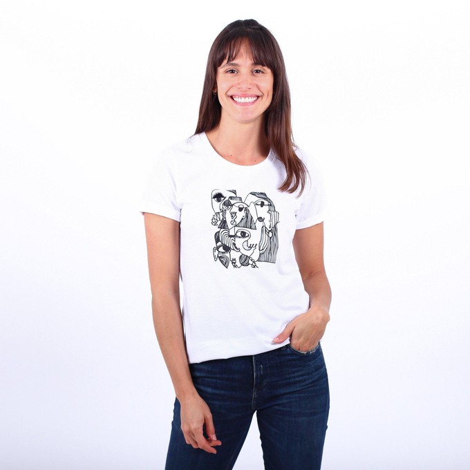 Tanya Printed Organic Cotton T-shirt from Project Três