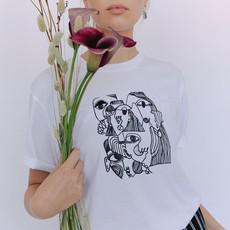 Tanya Printed Organic Cotton T-shirt via Project Três