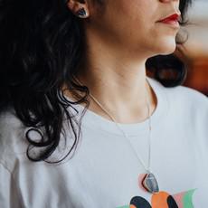 Nina Frame Soapstone Necklace from Project Três