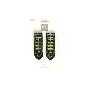 Sandals Jade Green - Beads Accessory - Lace Up - Fairtrade from Quetzal Artisan