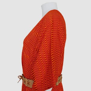 Orange Summer Poncho - Ecofriendly & Fairtrade Cotton Tunic from Quetzal Artisan