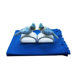 Blue Jay Napkin Rings - Cotton Napkins - Handmade & Fair from Quetzal Artisan