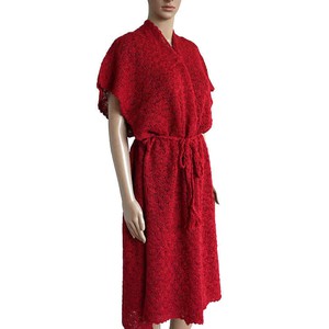 Poncho Tunic Red - Lightweight and Versatile Poncho Shawl from Quetzal Artisan