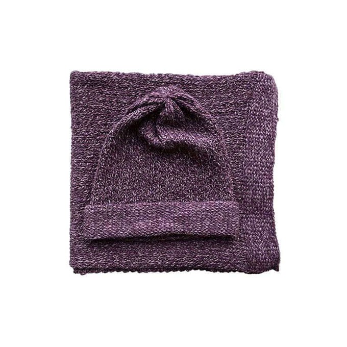 Scarf and Hat Mulberry - Alpaca Wool Long Scarves For Men from Quetzal Artisan